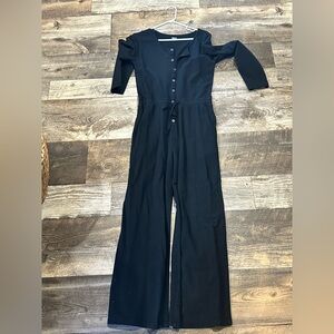 Aerie Long Sleeve Jumpsuit, Wide Leg